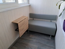 Стіл розкладний Олександр 6 Ferrum-decor 750x600x700 Чорний метал ДСП Дуб Артизан 16 мм (ALEKS006) фото від покупців 12