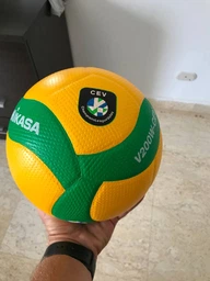 Волейбольний м'яч Mikasa V200W Cev Yellow V200W CEV 5