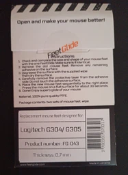 Глайды для мышки Logitech G304/G305 (FG-043) фото от покупателей 7