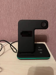 Беспроводное зарядное устройство Gelius Pro Wireless Charger 3in1 15W GP-AWC01 Black (2099900851124) фото от покупателей 7