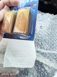 Батарейка Varta Longlife 6LR61 BLI 1 Alkaline фото від покупців 6
