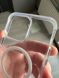 Чехол для iPhone 14 Pro Max Space Case с MagSafe Противоударный Прозрачный фото от покупателей 11
