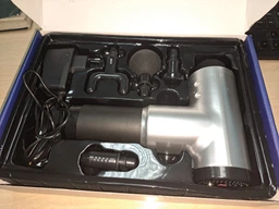 Портативный мышечный ручной массажер для тела Fascial Gun Original HG 320 для спины Красный фото от покупателей 3