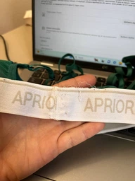 Комплект белья Apriori Bralette Slip AU-200129 S Изумруд (ROZ6400134974)