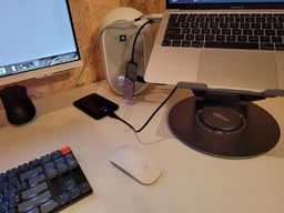 Підставка для ноутбука Promate DeskMate-6 Grey (deskmate-6.grey) фото від покупців 3