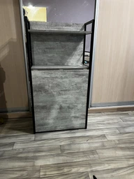 Стіл книжка з етажеркою Практик 1 Ferrum-decor 1200x640x990 Чорний метал ДСП Дуб Артизан 16 мм (FRD-104616) фото від покупців 6