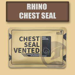 Вентилируемый оклюзийный клапан Rhino Rescue Chest Seal 6 дюймов (7772227773333)