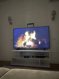 ТВ тумба Id27-178 Ш 1400 / В 526 / Г 398 Белый фото от покупателей 9