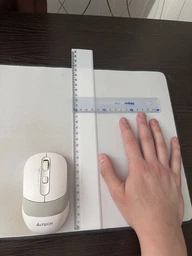 Мышь беспроводная A4Tech FB10C Grayish White USB фото от покупателей 15