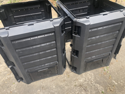 Компостер садовый для дачи и загородного дома Prosperplast Compogreen IKST380C-S411 пластиковый на 380 л с крышкой для компостирования биологических отходов фото от покупателей 1