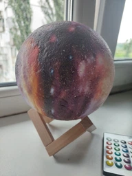 Нічник у вигляді Місяця 3D Moon Light USB+ пульт 16 режимів (SH778072)
