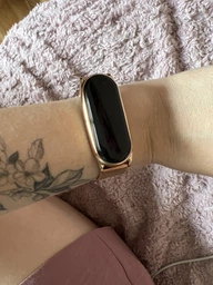 Mеталлический ремешок Миланская Петля Milano Jobs Xiaomi Mi Band 6/5/4/3 золото (mrk3064) фото от покупателей 17