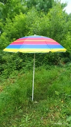 Пляжна парасолька з нахилом 200 см Umbrella Anti-UV ромашка Синій нейлон (SH779457) фото від покупців 18