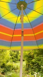 Пляжна парасолька з нахилом 200 см Umbrella Anti-UV ромашка Синій нейлон (SH779457) фото від покупців 17