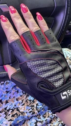 Рукавиці тренувальні Sporter Gym Women Fitness Gloves (204.4 A) S Black/Pink (2009999014652)