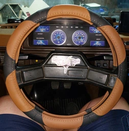Чехол на руль InDrive S Черно-оранжевый (IDL-27221-S) фото от покупателей 14