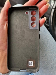 Чехол кожаный противоударный Leather Cover для Samsung Galaxy S22 (S901) Gray