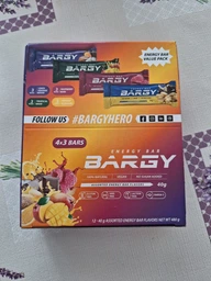 Упаковка батончиків BARGY ЕНЕРГЕТИЧНЕ АСОРТІ 12 шт. х 40 г фото от покупателей 12