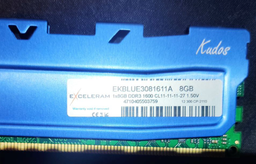 Модуль пам'яті Exceleram DDR3 16Gb (2x8) Black Kudos 1600 MHz (EKBLACK3161611AD) фото від покупців 10
