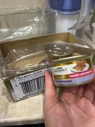 Влажный корм для котят Gourmet Gold, паштет с телятиной, 12 шт. по 85 г фото от покупателей 3