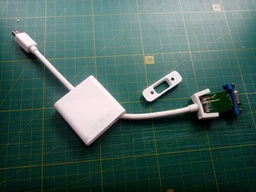 Адаптер STLab Mini DisplayPort (Thunderbolt) Male - VGA Female 0.18 м, HD 1080P, для Apple Mac Белый (U-999 white)