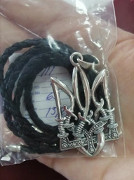 Срібний кулон тризуб “Шаблі”, великий (АРТ. №111) Dadiverin Jewelry фото від покупців 1