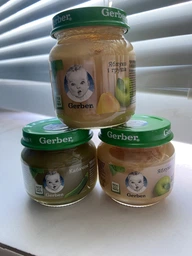 Упаковка фруктового пюре Gerber Яблуко та груша з 6 місяців 130 г х 6 шт (7613287166920) фото від покупців 17