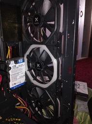 Кулер для корпуса Vinga LED fan-02 orange