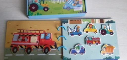 Развивающая книга Монтессори на липучке Busy Book Транспорт фото от покупателей 4
