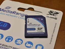 Карта памяти MediaRange SDXC 64GB Class 10 (4260283116874)