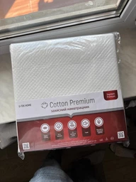 Наматрасник U-tek Cotton Premium Health Care Непромокаемый с резинкой по периметру 160х200 см (COTPRF160200) фото от покупателей 15