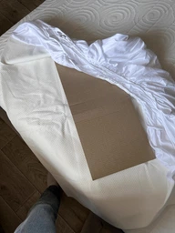 Наматрасник U-tek Cotton Premium Health Care Непромокаемый с резинкой по периметру 160х200 см (COTPRF160200) фото от покупателей 13