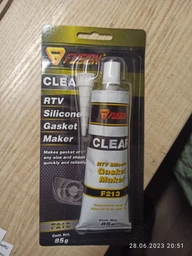 Силіконовий герметик Fusion F213 RTV Gasket Maker 85 г Clear (FU213)