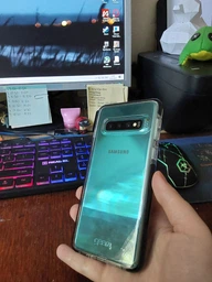 Протиударний прозорий чохол GEAR4 Piccadilly D3O для Samsung Galaxy S10 (G973) Black + Transparent