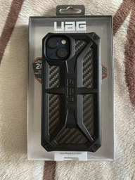 Чохол протиударний UAG Monarch (Original) 113171114040 для Iphone 13 | 14 (6.1") Black Leather фото від покупців 10