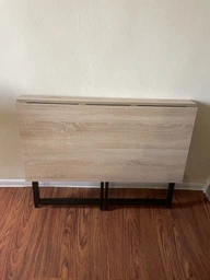Стіл розкладний Моріс Ferrum-decor 750x1000x600 Чорний метал ДСП Дуб Сонома 16 мм (FRD-104672) фото від покупців 4