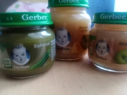 Упаковка фруктового пюре Gerber Яблуко та груша з 6 місяців 130 г х 6 шт (7613287166920) фото від покупців 12