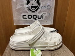 Мужские кроксы Coqui Lindo 6403 46 29.5 см White/White Khaki Grey (8596459013439) фото от покупателей 9