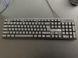 Клавіатура дротова OfficePro SK166 USB Black фото від покупців 3