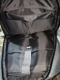 Рюкзак для ноутбука Oumantu 9003, городской портфель 15.6", размер 42х30х12 см Черный фото от покупателей 2