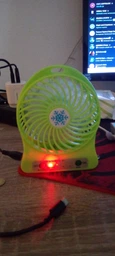 Мини-вентилятор Portable Fan Mini Белый (1924786404) фото от покупателей 1
