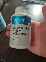 Хондропротектор OstroVit Glucosamine+MSM+Chondroitin+Vitamin C, 90 таблеток фото от покупателей 1