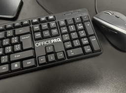 Клавіатура дротова OfficePro SK166 USB Black фото від покупців 2