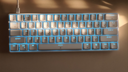 Механическая игровая клавиатура Dierya 60% с механическими переключателями Clicky, Type-C, 61 клавиша (раскладка США, QWERTY) белый фото от покупателей 1