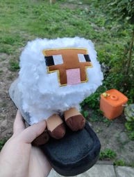 Плюшева овечка з Майнкрафт Mojang Minecraft Sheep 16 см з пакетом фото від покупців 2
