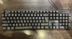 Клавіатура дротова OfficePro SK166 USB Black фото від покупців 1