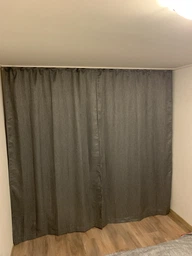 Комплект готовых штор Блэкаут Лен 150x260 см 2 шт Коричневые (696) фото от покупателей 19