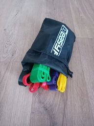 Резиновые петли EasyFit 1-65 кг (набор из 5 шт для фитнеса, тренировок, подтягиваний, резина тренировочная для турника, резинка-эспандер) EF-NR-1-65-5 фото от покупателей 10