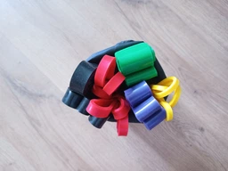 Резиновые петли EasyFit 1-65 кг (набор из 5 шт для фитнеса, тренировок, подтягиваний, резина тренировочная для турника, резинка-эспандер) EF-NR-1-65-5 фото от покупателей 9
