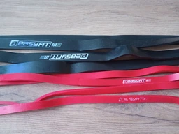 Резиновые петли EasyFit 1-65 кг (набор из 5 шт для фитнеса, тренировок, подтягиваний, резина тренировочная для турника, резинка-эспандер) EF-NR-1-65-5 фото от покупателей 6